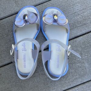 Mini Melissa- Cinderella edition girls sandals. Size 1